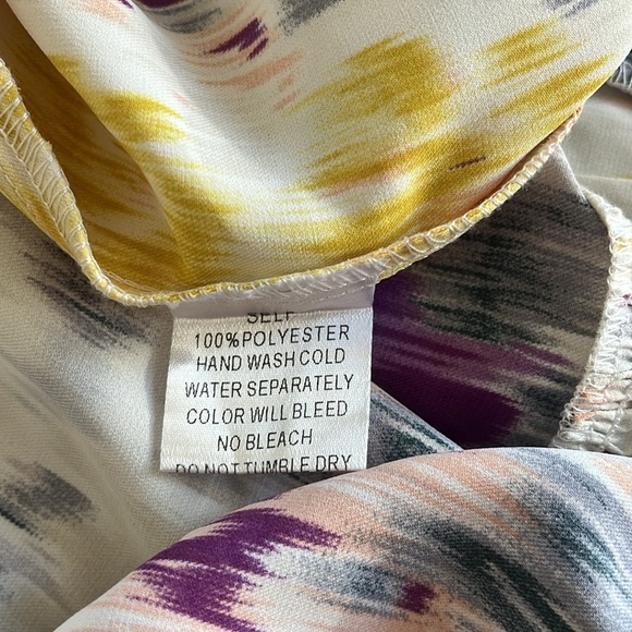 Pinch Color Splash Tiered Flare Dress Size S - Picture 8 of 10